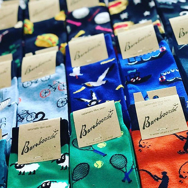 Bamboozled Socks with Assorted Patterns and Colours Browns Mensland Geelong